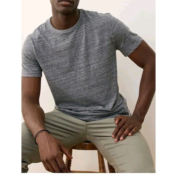 Marine Layer Other - NWOT Marine Layer Signature Crew Tee Shirt heather Light Grey Men's Size L/XL